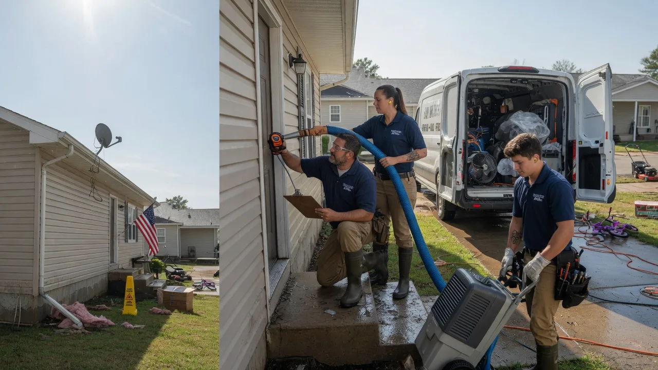 Ceiling Water Damage Restoration in Edenville, MI near me